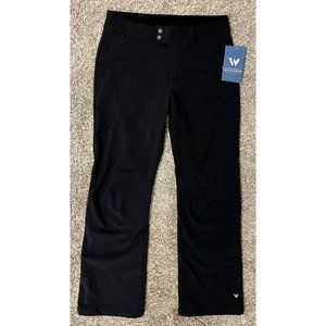 White Sierra Women's Large Black Full Moon Softshell Pants NWT Snow Pants
